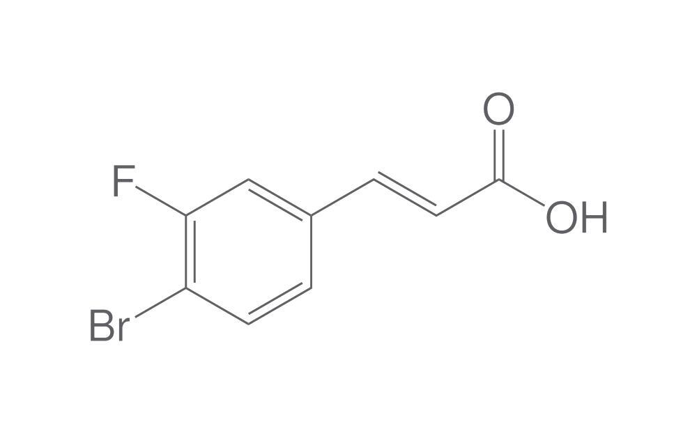 Image of 4-Bromo-3-fluorocinnamic acid