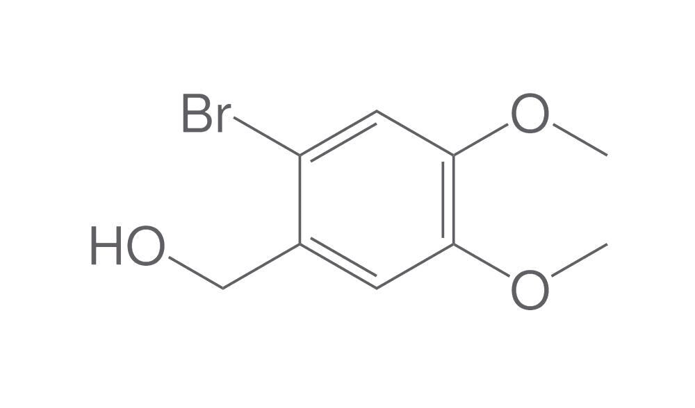 2-Bromo-4,5-dimethoxybenzyl alcohol, min. 95 %, 50 g - Luminix Health