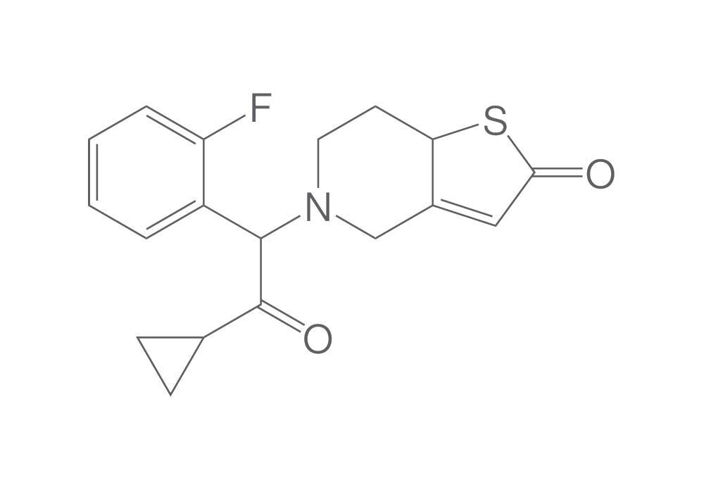 5-[2-Cyclopropyl-1-(2-fluorophenyl)-2-oxoethyl]-5,6,7,7a-tetrahydrothieno[3,2... - Luminix Health