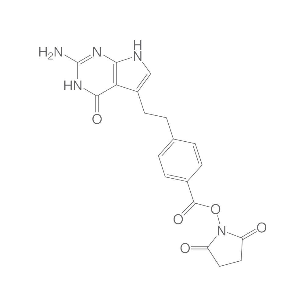 4-[2'-(7''-Deazaguanine)ethyl]benzoic ac, id N-hydroxysuccinimide ester, 5 mg - Luminix Health