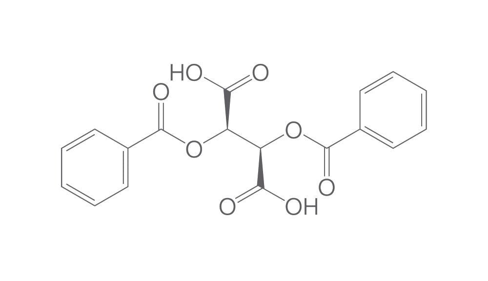 Di-O-benzoyl L-tartaric acid, min. 95 %, 500 g - Luminix Health
