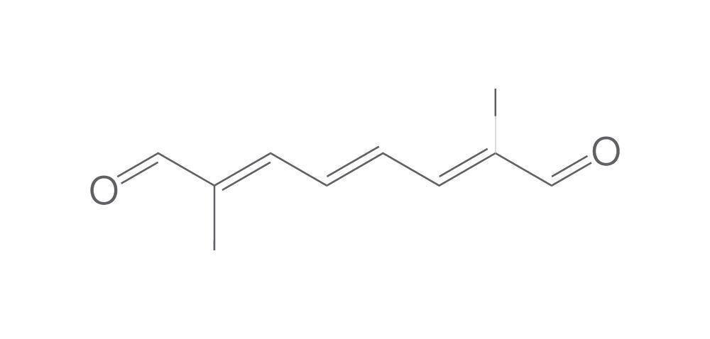 2,7-Dimethylocta-2,4,6-triene-1,8-dial, min. 95 %, 10 g - Luminix Health