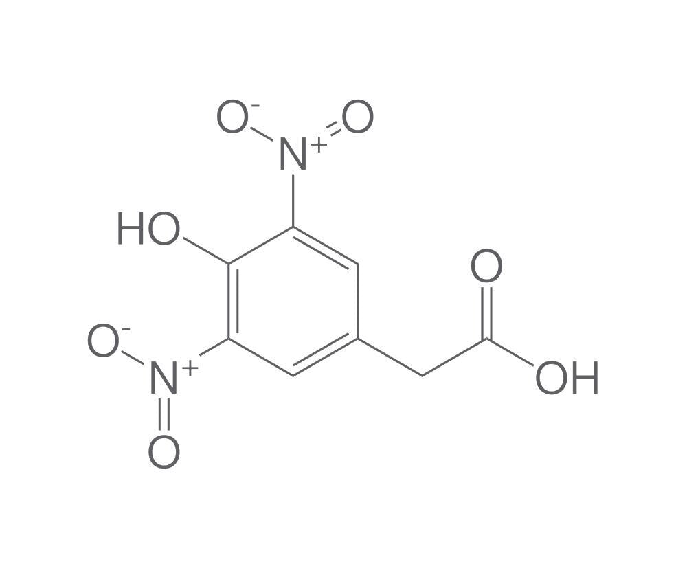 3,5-Dinitro-4-hydroxyphenylacetic acid, min. 95 %, 2 g - Luminix Health
