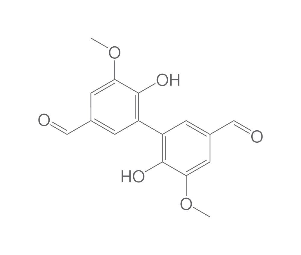 6,6'-Dihydroxy-5,5'-dimethoxy-[1,1'-biph, enyl]-3,3'-dicarboxaldehyde, 100 mg - Luminix Health