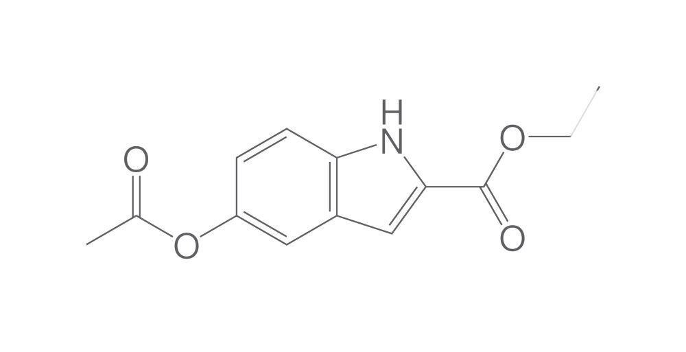 Ethyl 5-acetoxyindole-2-carboxylate, min. 90 %, 100 mg - Luminix Health