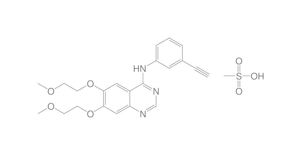 Erlotinib mesylate, min. 95 %, 50 mg - Luminix Health