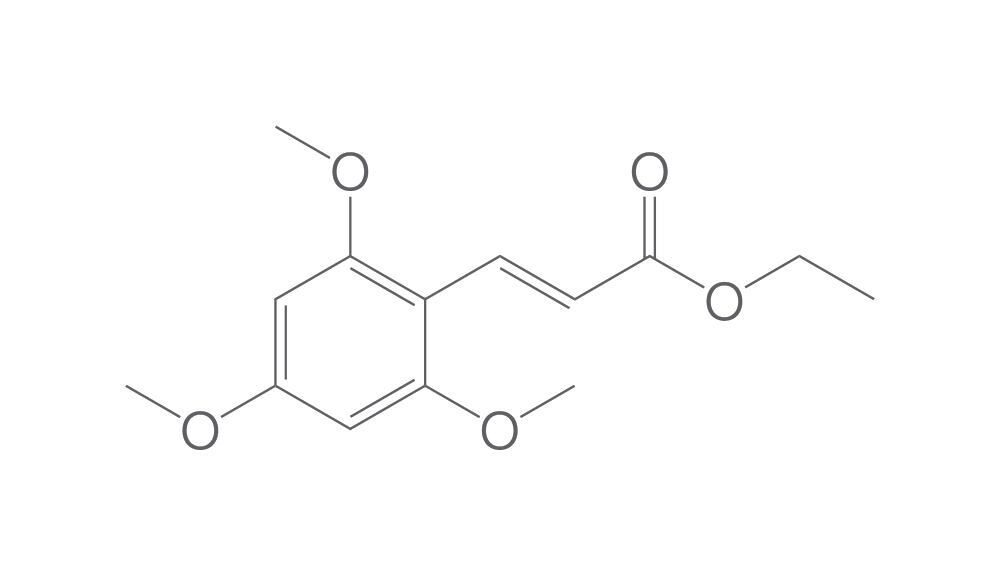 Ethyl 2,4,6-trimethoxycinnamate, min. 90 %, 5 g - Luminix Health