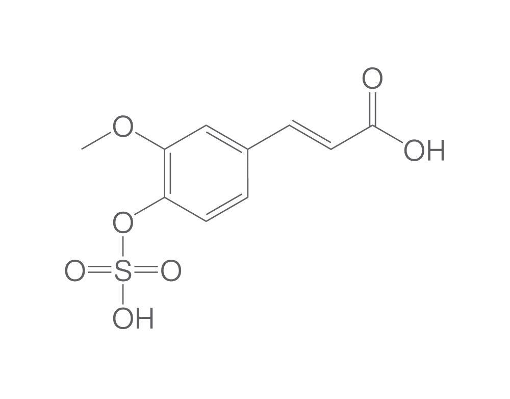 Ferulic acid 4-O-sulfate disodium salt, min. 95 %, 250 mg - Luminix Health