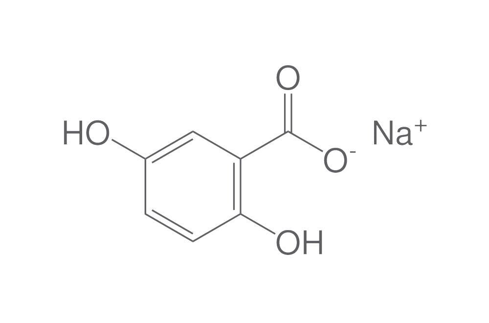 Gentisic acid sodium salt hydrate, min. 95 %, 50 g - Luminix Health