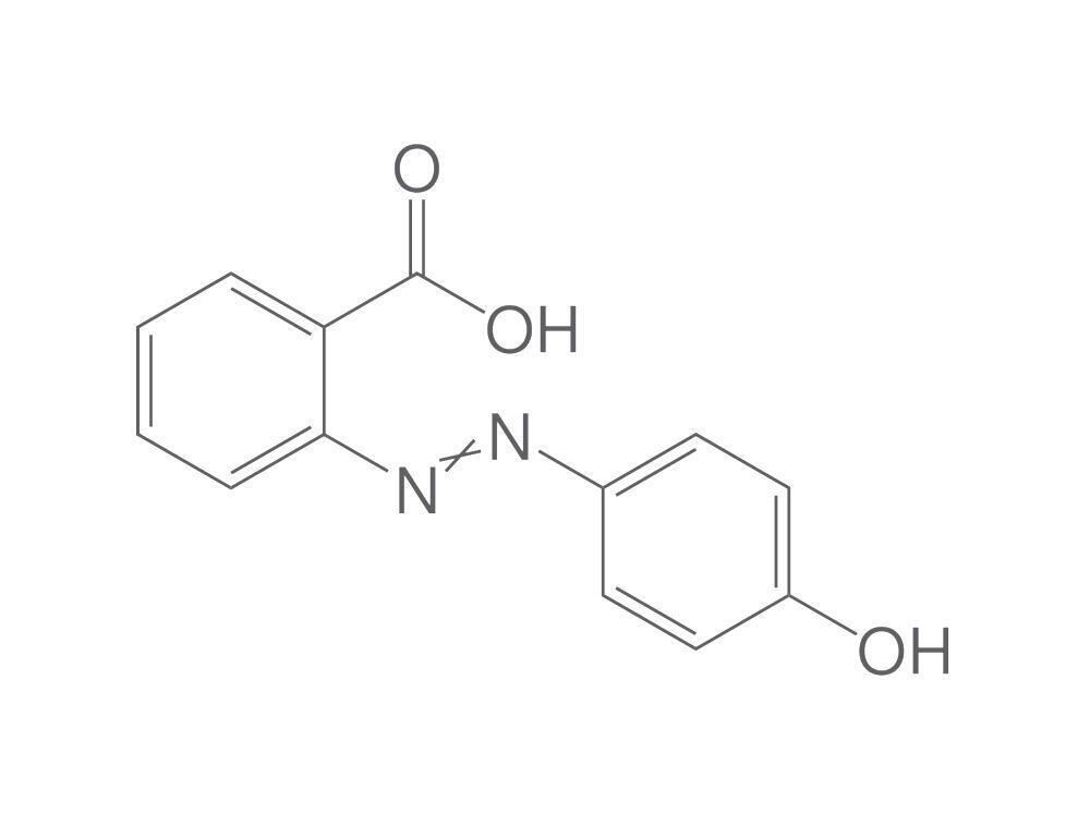 Image of 2-(4-Hydroxyphenylazo)benzoic acid