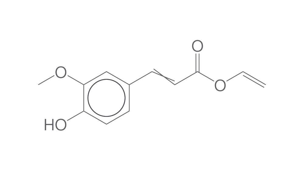 Ethenyl 3-(4-hydroxy-3-methoxyphenyl)-2-, propenoate, 500 mg - Luminix Health