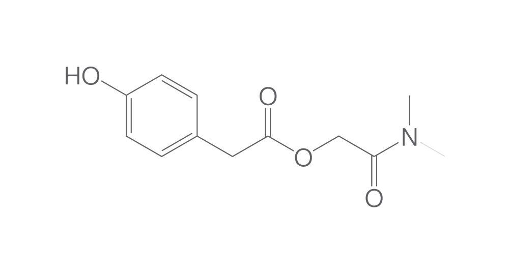 4-Hydroxy benzeneacetic acid 2-(dimethyl, amino)-2-oxoethyl ester, 100 mg - Luminix Health