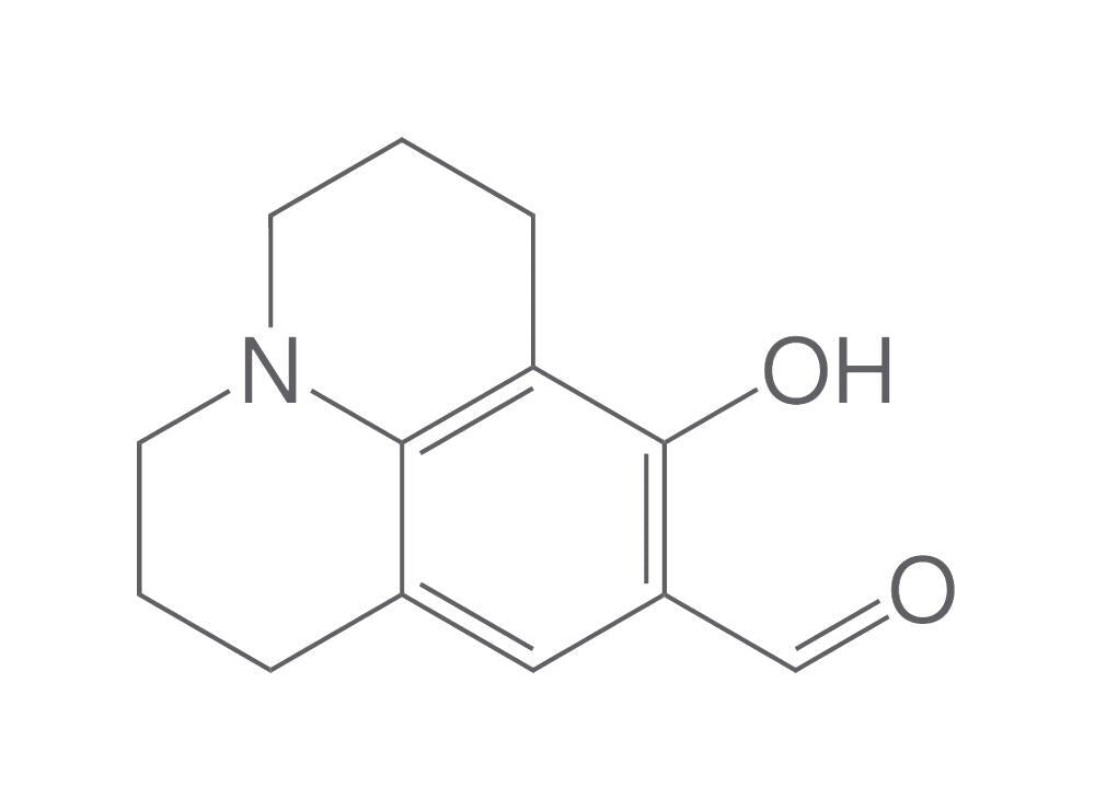 8-Hydroxy-2,3,6,7-tetrahydro-1H,5H-pyrido[3,2,1-ij]quinoline-9-carbaldehyde, 1 g - Luminix Health