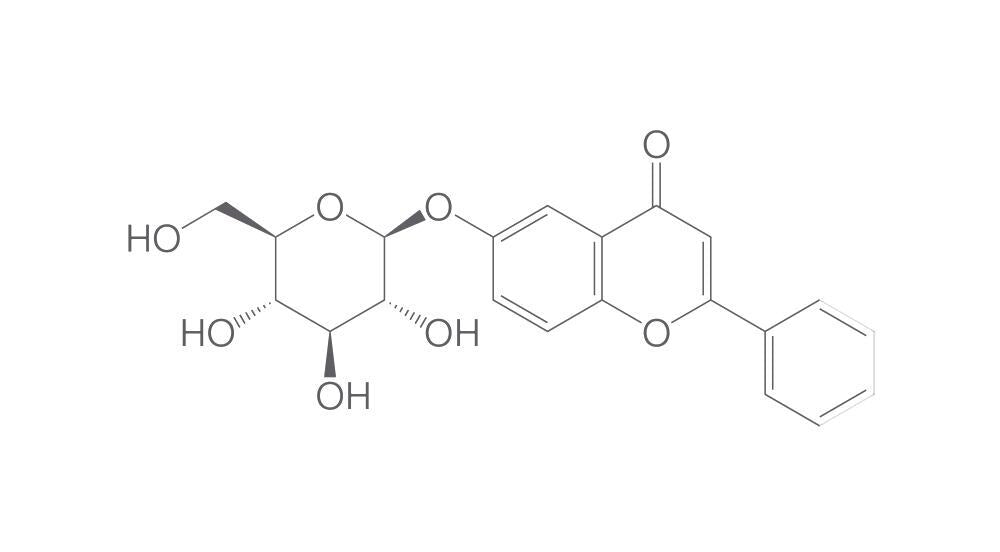 6-Hydroxyflavone-beta-D-glucoside, min. 95 %, 50 mg - Luminix Health
