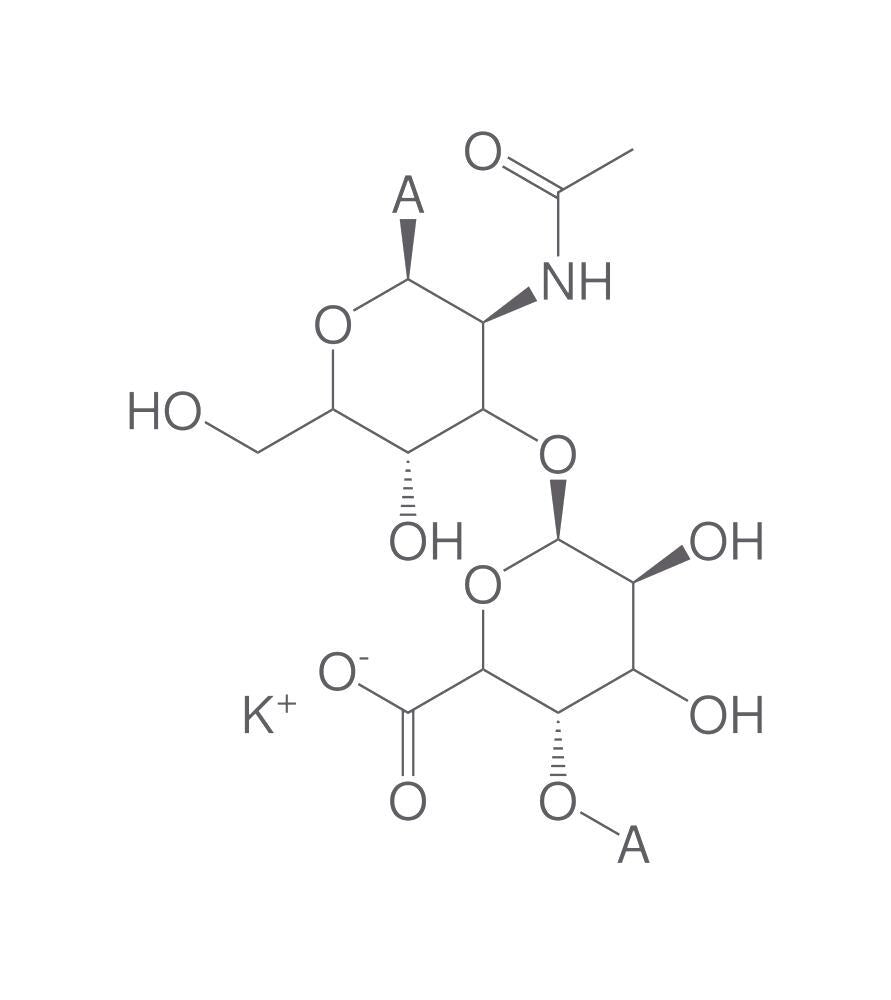 Hyaluronic acid potassium salt, min. 95 %, 100 mg - Luminix Health