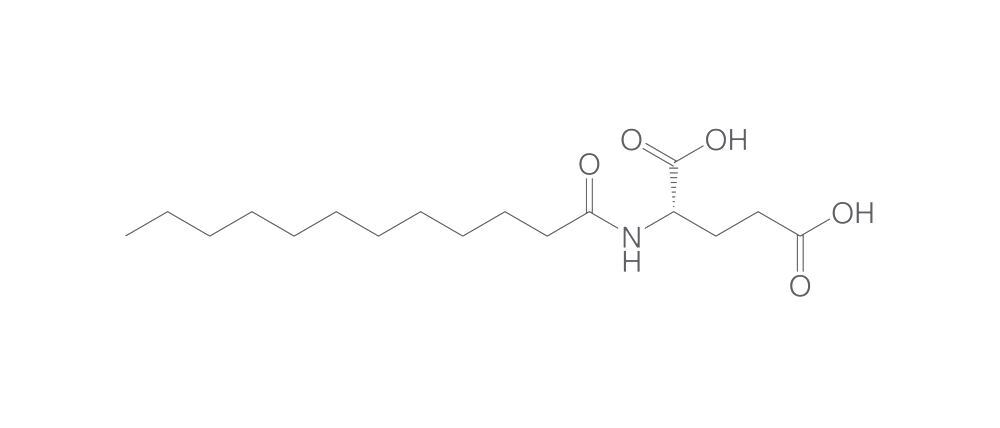 N-Lauroyl-L-glutamic acid, min. 95 %, 500 mg - Luminix Health