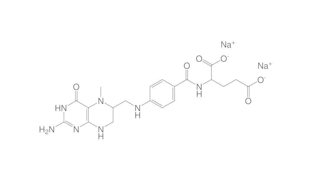 5-Methyltetrahydrofolic acid disodium sa, lt, 25 mg - Luminix Health