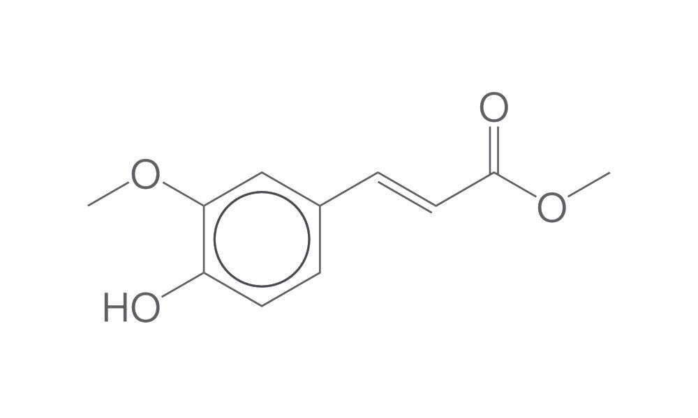 Methyl 4-hydroxy-3-methoxycinnamate, min. 95 %, 25 g - Luminix Health