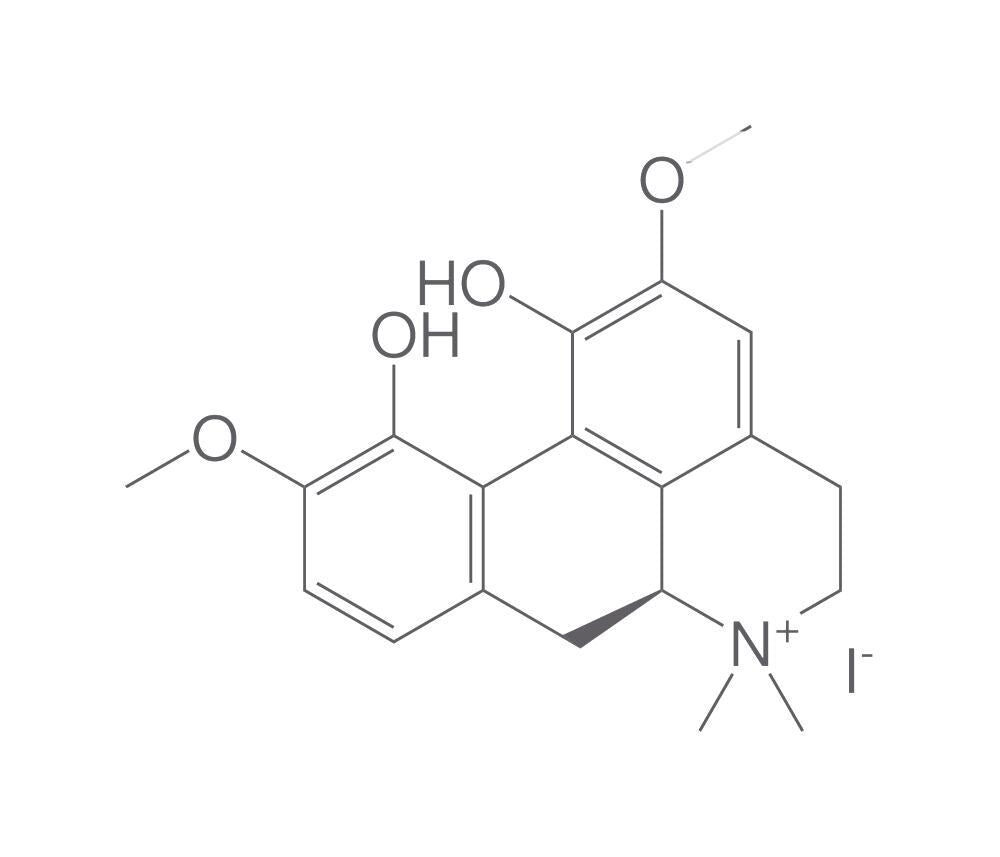 (+)-Magnoflorine iodide, min. 95 %, 50 mg - Luminix Health