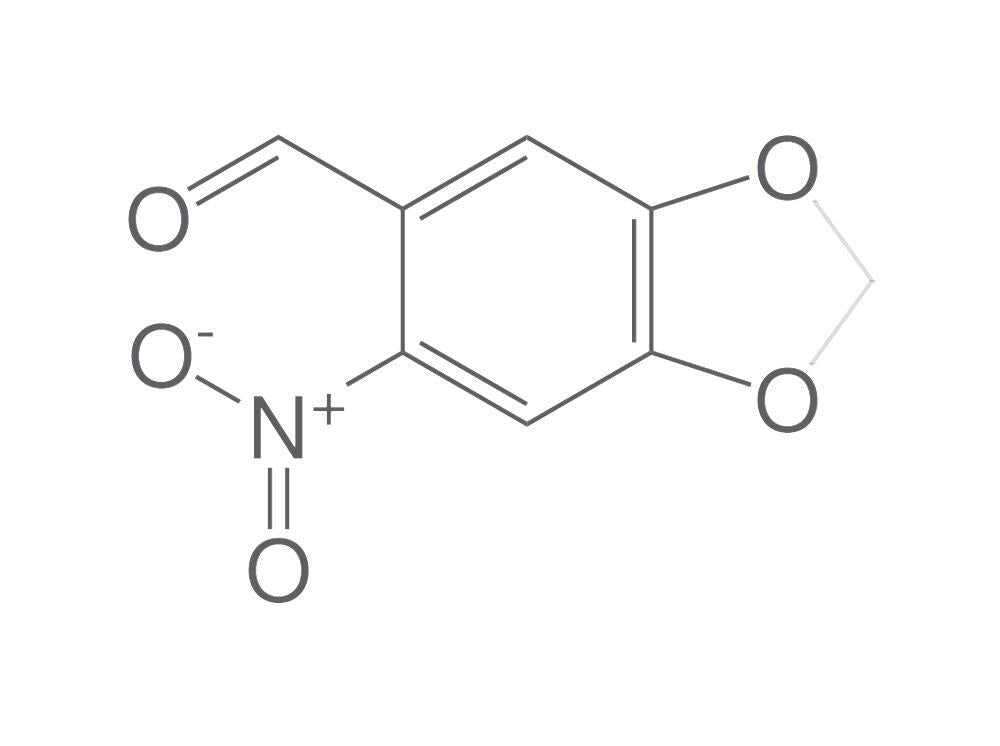 2-Nitro-4,5-methylenedioxybenzaldehyde, min. 95 %, 25 g - Luminix Health