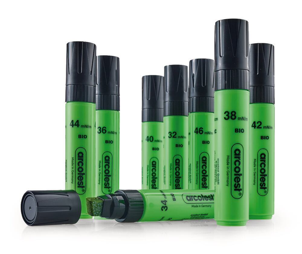 Test ink pen ORGANIC jumbo, green, arcotest® 44 mN/m, 1 unit(s) - Luminix Health