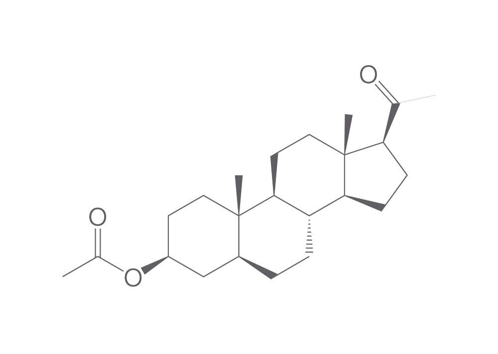 Image of 5α-Pregnan-3β-ol-20-one 3β-acetate