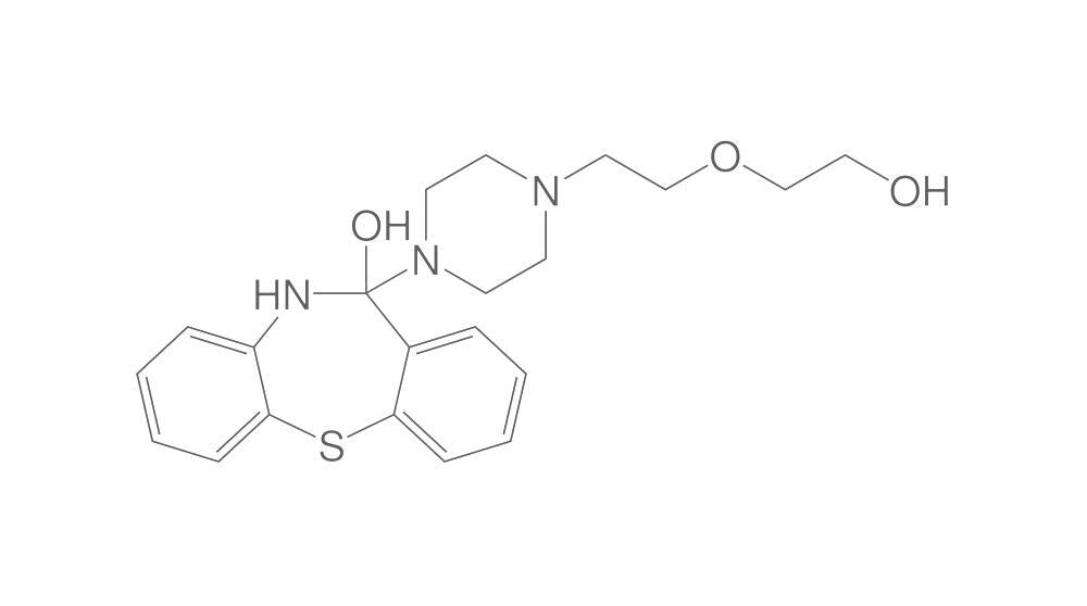 2-Hydroxy-2-(4-[2-(hydroxyethoxy)ethyl]p, iperazin-1-yl)dithiazepin, 500 mg - Luminix Health