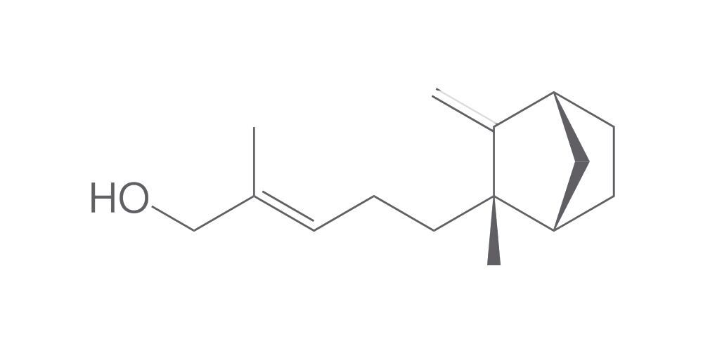Santalol, alpha and beta isomers, min. 70 %, 50 mg - Luminix Health