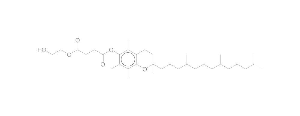 D-alpha-Tocopheryl polyethylene glycol s, uccinate, 50 g - Luminix Health
