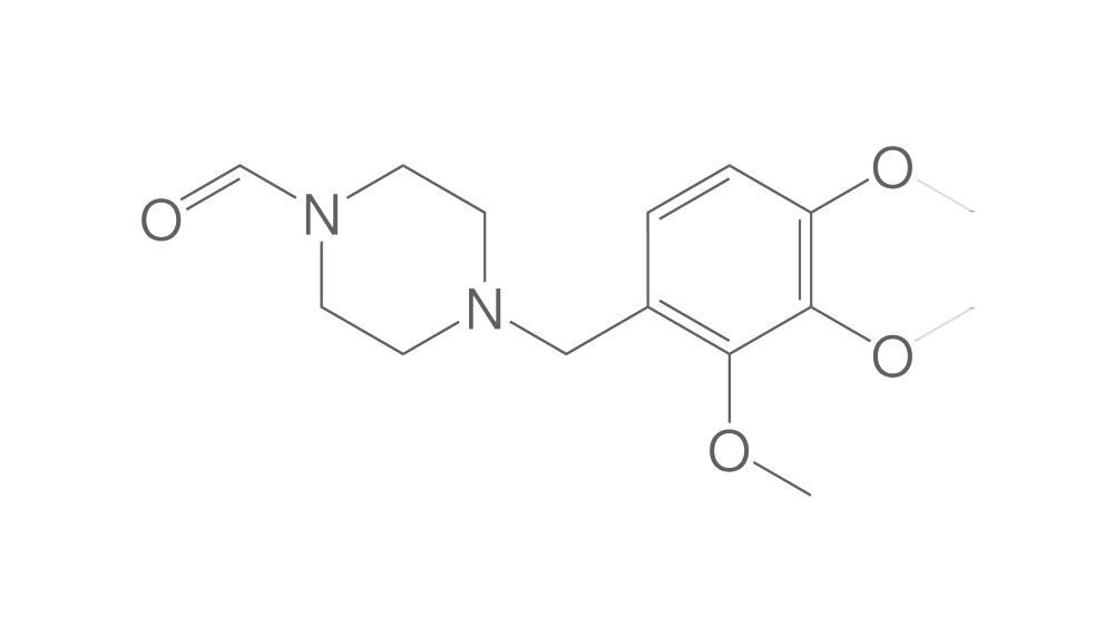 4-[(2,3,4Trimethoxyphenyl)methyl]piperaz, ine-1-carbaldehyde, 5 mg - Luminix Health
