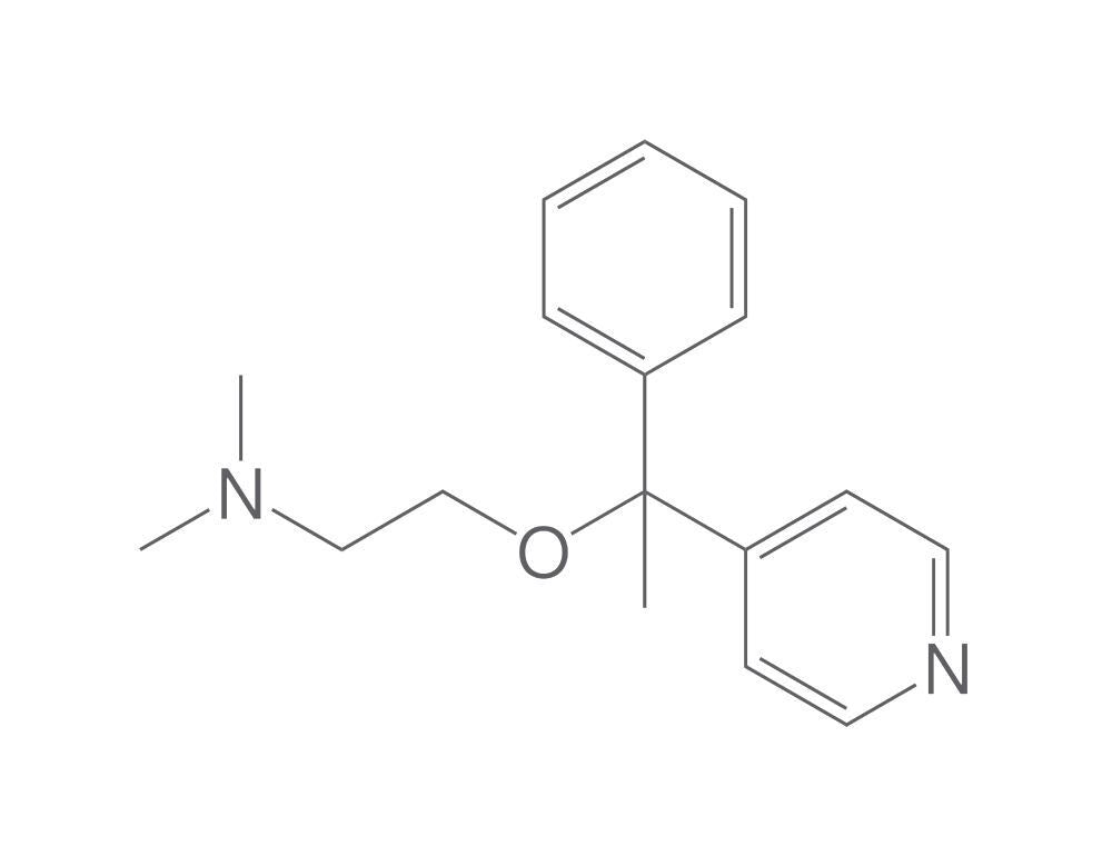 N,N-Dimethyl-2-(1-phenyl-1-(pyridin-4-yl, )ethoxy)ethanamine, 500 mg - Luminix Health