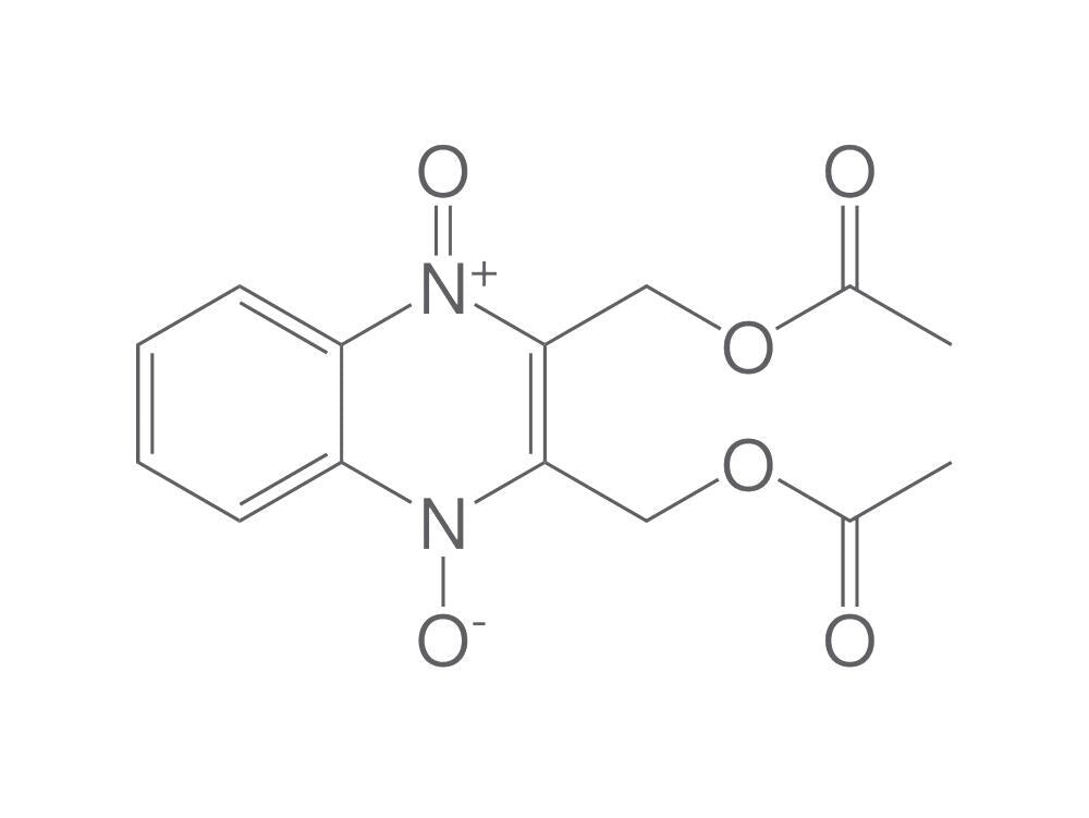 2,3-Bis[(acetyloxy)methyl]-1-oxoquinoxal, in-1-ium-4(1H)-olate, 100 mg - Luminix Health