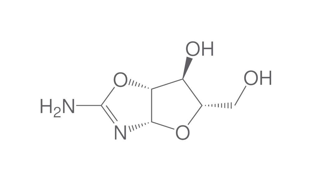 Image of 2-Amino-b-L-arabinofurano[1,2:4,5]oxazol