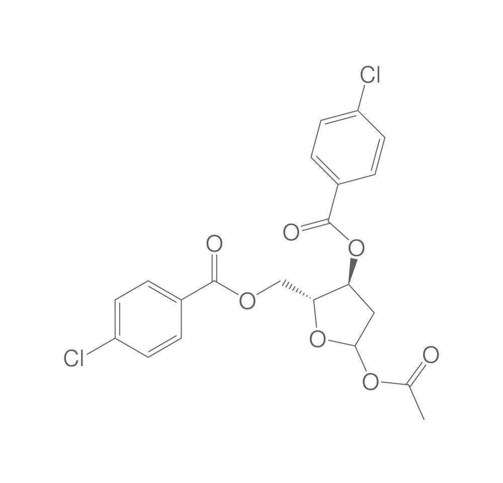 1-O-Acetyl-3,5-bis(4-chlorobenzoyl)-2-de, oxy-D-ribose, 1 g - Luminix Health
