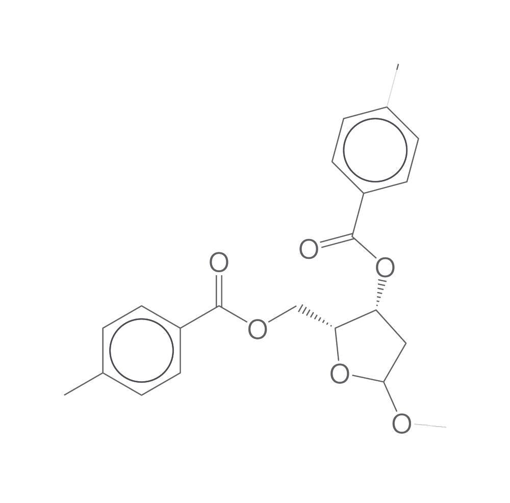 Methyl 2-deoxy-3,5-di-O-toluoyl-D-ribofu, ranoside, 10 g - Luminix Health
