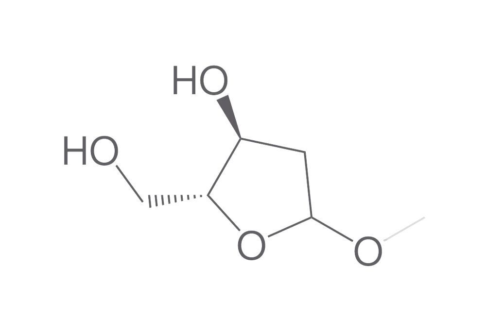 Methyl 2-deoxy-D-ribofuranoside, min. 90 %, 5 g - Luminix Health