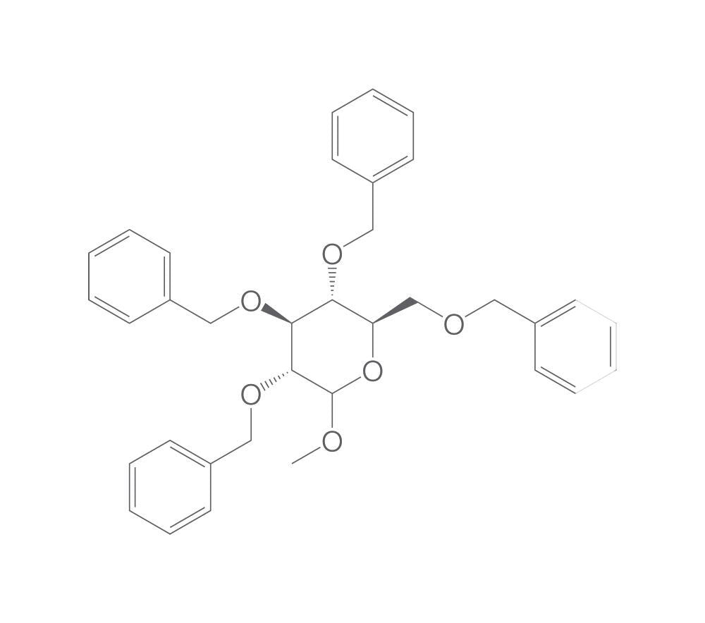 Methyl 2,3,4,6-tetra-O-benzyl-D-glucopyr, anoside, 50 g - Luminix Health
