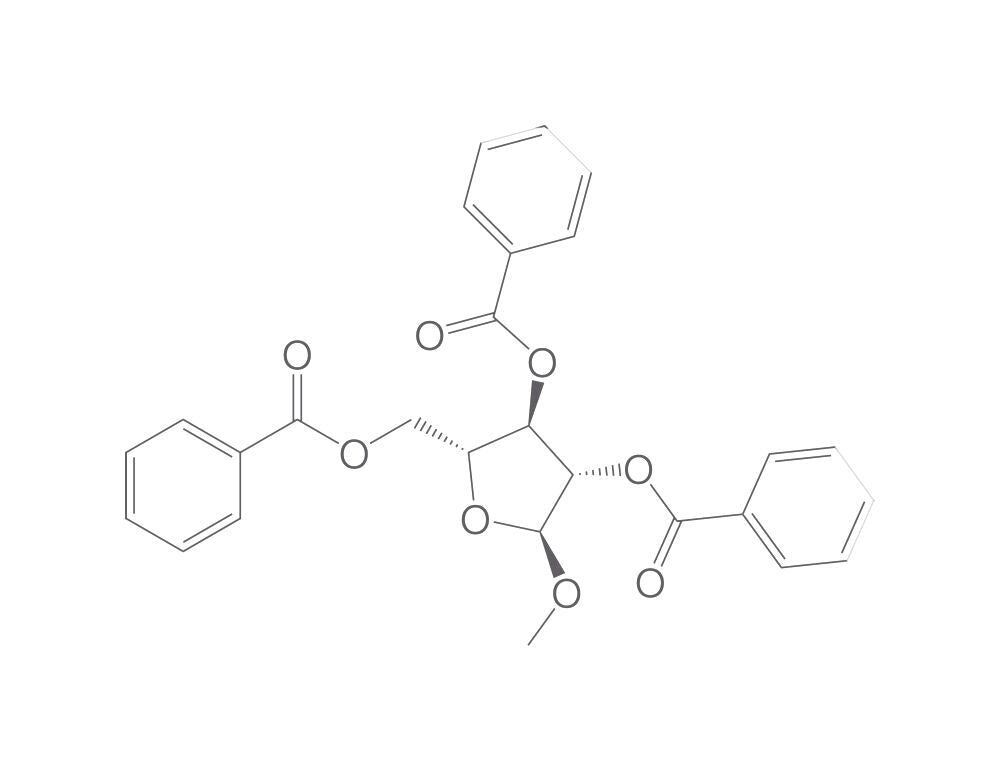 Methyl 2,3,5-tri-O-benzoyl-α-D-arabinofu, ranoside, 2 g - Luminix Health