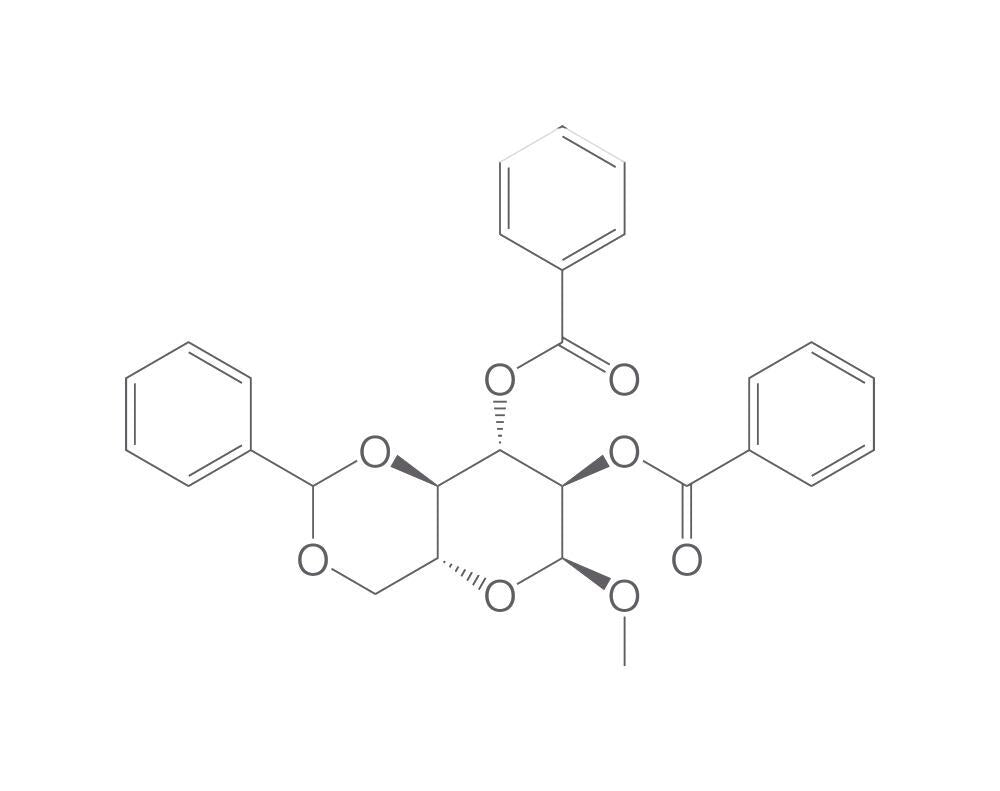 Methyl 2,3-di-O-benzoyl-4,6-O-benzyliden, e-a-D-glucopyranoside, 5 g - Luminix Health