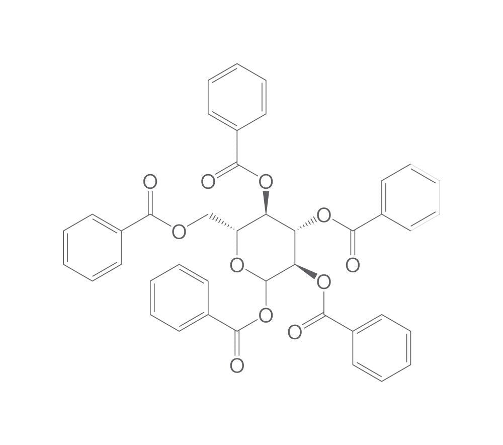 1,2,3,4,6-Penta-O-benzoyl-D-glucopyranos, ide, 1 g - Luminix Health