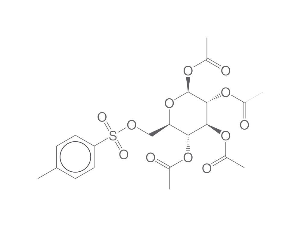 1,2,3,4-Tetra-O-acetyl-6-O-tosyl-β-D-glu, copyranose, 2 g - Luminix Health