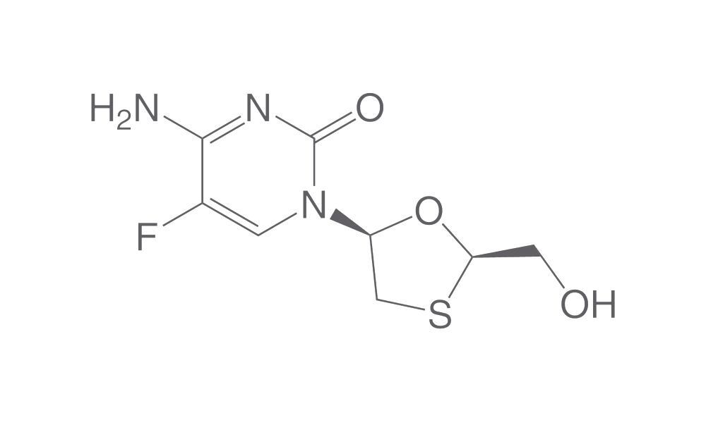 Image of 2',3'-Dideoxy-5-fluoro-3'-thiacytidine