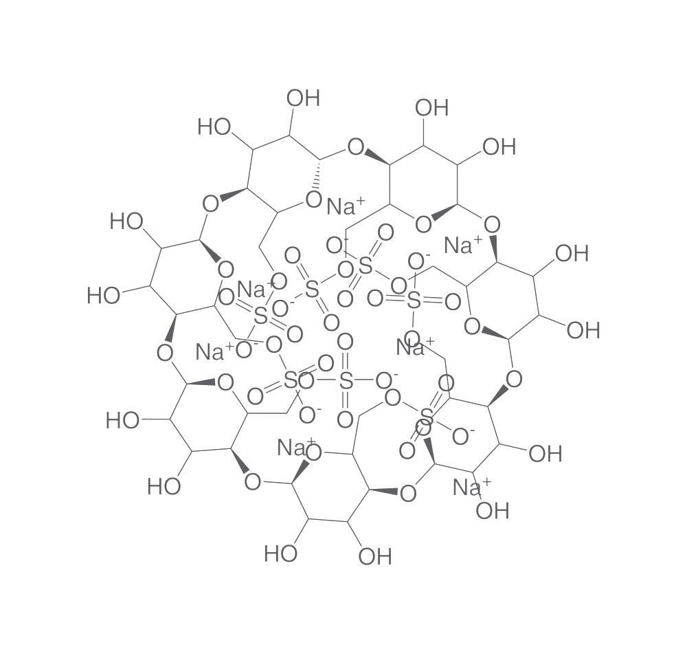 6-O-Sulfo-β-cyclodextrin sodium, min. 95 %, 100 mg - Luminix Health