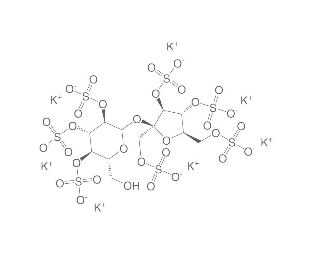 Sucrose heptasulfate potassium, min. 80 %, 25 mg - Luminix Health