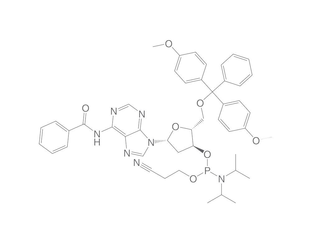 N6-Benzoyl-2'-deoxy-5'-O-DMT-adenosine 3, '-CE phosphoramidite, 10 g - Luminix Health