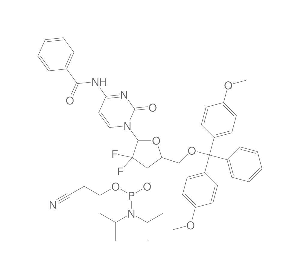 N4-Benzoyl-2'-deoxy-5'-O-DMT-2',2'-difluorocytidine 3'-CE phosphoramidite, 25 mg - Luminix Health