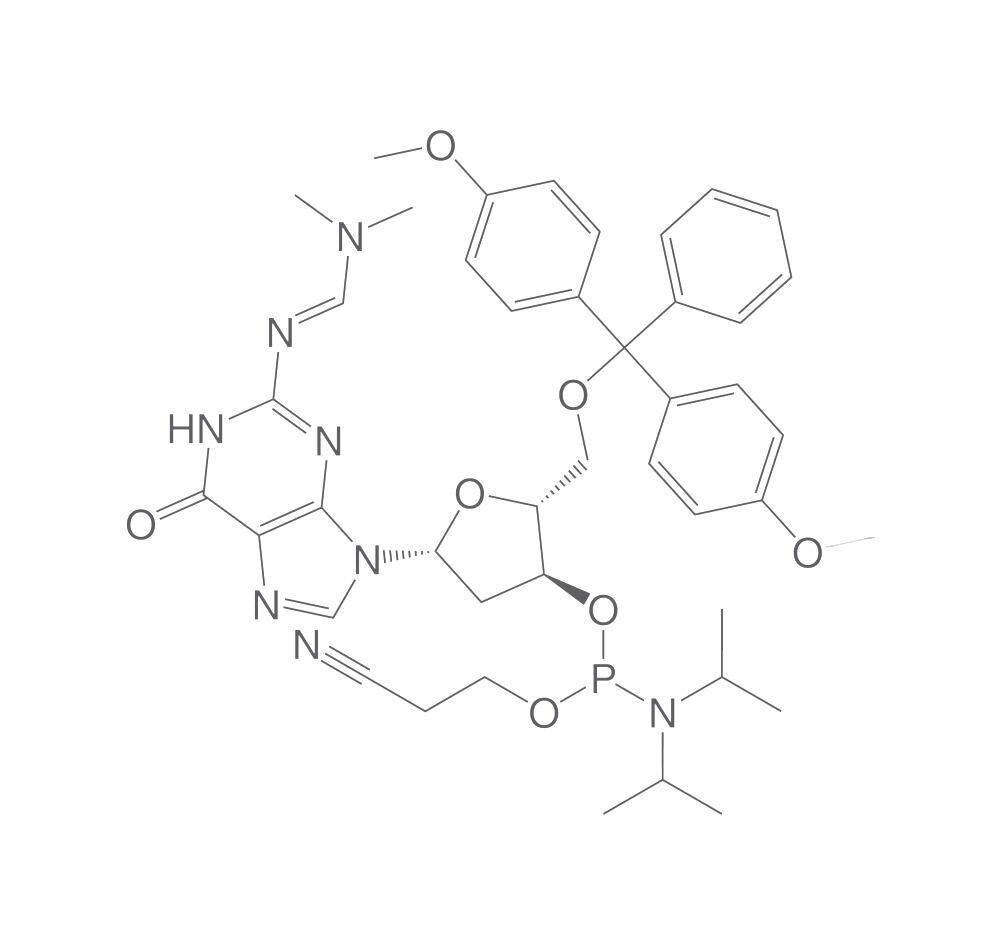 Image of 2'-Deoxy-N2-DMF-5'-O-DMT-guanosine 3'-CE