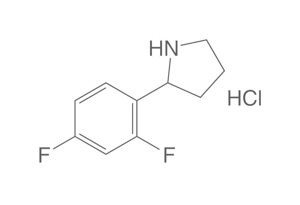 2-(2,4-Difluorophenyl)pyrrolidine hydroc, hloride, 50 mg - Luminix Health