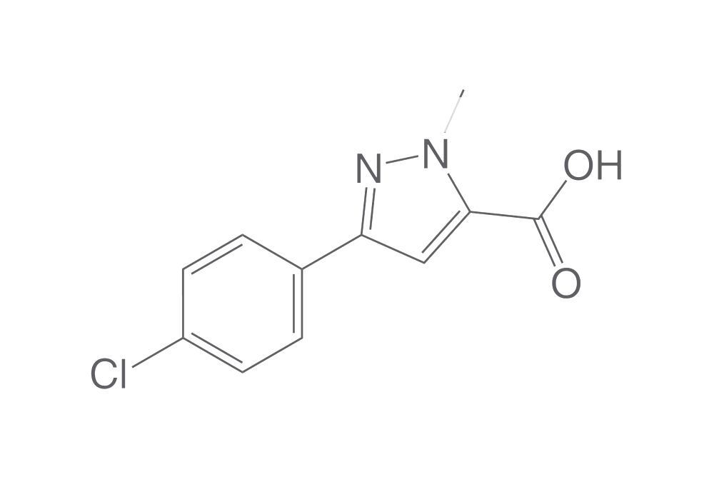 5-(4-Chloro-phenyl)-2-methyl-2H-pyrazole, -3-carboxylic acid, 50 mg - Luminix Health