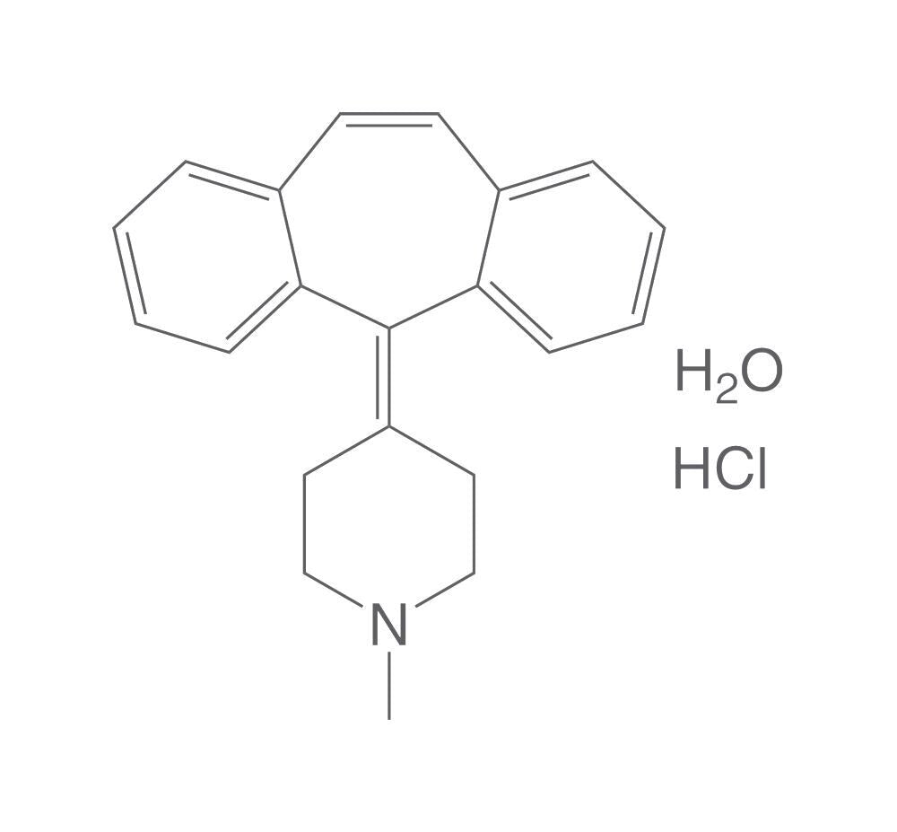 Cyproheptadine hydrochloride sesquihydra, te, 50 mg - Luminix Health